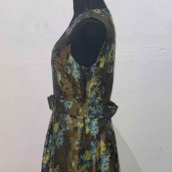 Karen Mullen green and blue floral dress - Picture 9 of 15